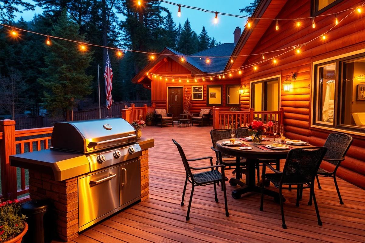 Grill & outdoor area